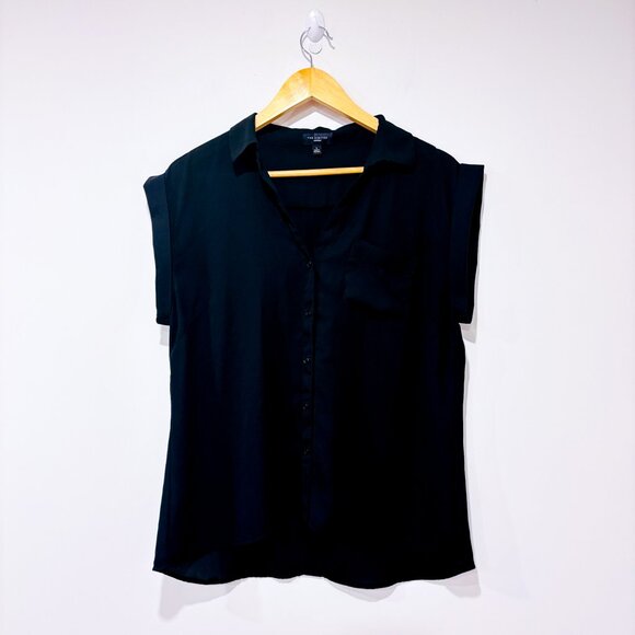 THE LIMITED Black short sleeve blouse | Lightweight | Large * - Picture 1 of 6